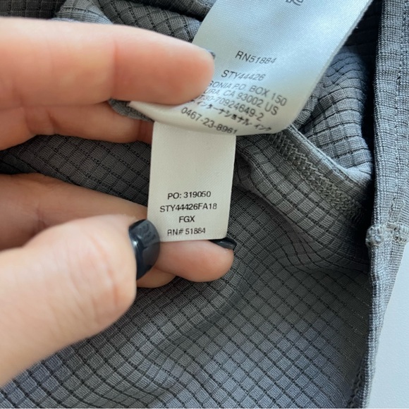 Patagonia Men’s Midweight Capilene Baselayer Polartec Gray Long Sleeve Large - Picture 5 of 5